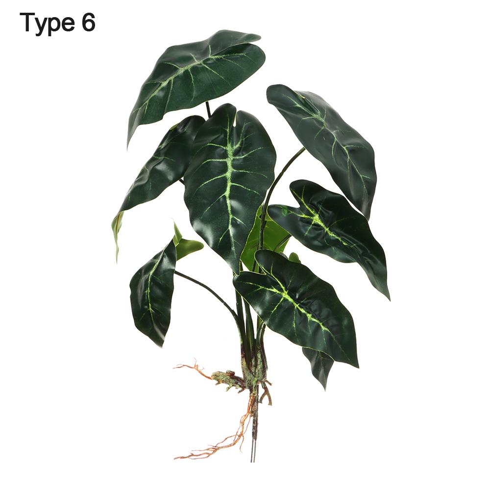 Artificial Hydroponic Plants Simulation Greenery With Root Plant Wall Home Office Shop Decor Desktop Ornament Photography Party