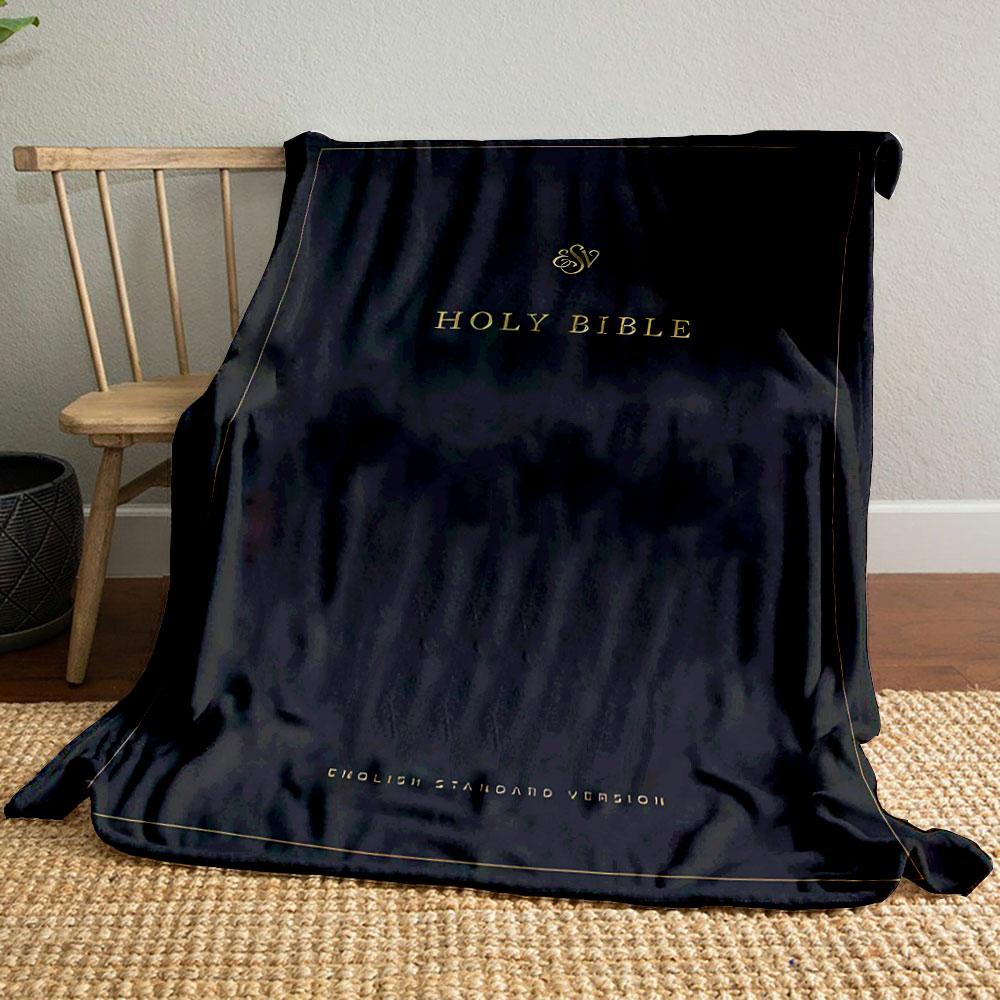 

Holy Bible Pattern Blanket Printed Blanket for Living Room Bed Couch lunch break Soft Cozy Blanket for Friend s festival Gift 80cm x 120cm