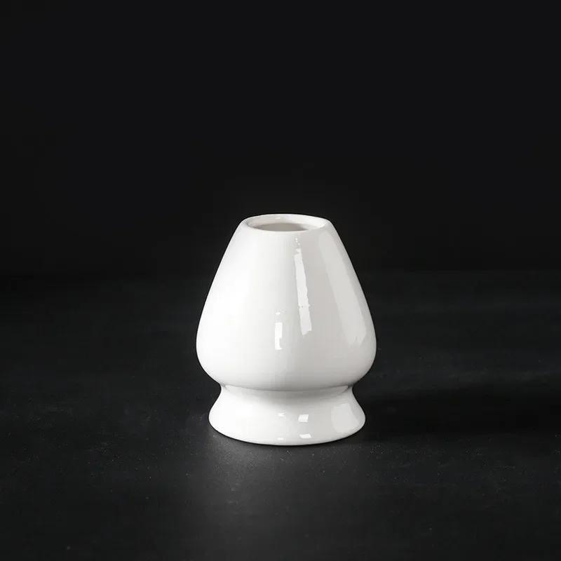 Matcha Whisk Holder Tea Ceremony Matcha Bowl Traditional Matcha Ceremony Starter Ceramic Chasen Whisk Stand for Beginner