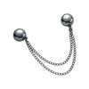 Multi-Function Shorten Trouser Clip Button Tassel Chain Cuff-link Leg Cuff Fixing Pin  Skirts