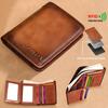 Vintage Wallets for Men, Short Multi Function ID Credit Card Holder