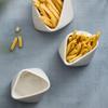 Three-dimensional Frilled French Fries Bowl Home Ceramic Cup Bowl Creative Hotel Tableware Snack Dish Dip Seasoning Dish