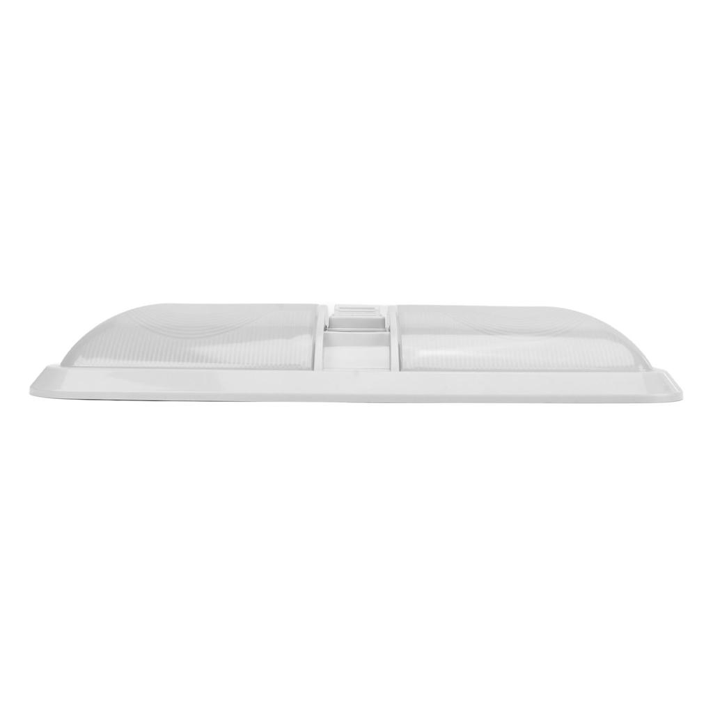 LED Innenleselampe 12 Volt LED-Licht Doppelschalter Decke Doppelte Kuppel Ovale Linse für Wohnmobil