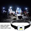 Mini Cob Headlight Portable Led Headlamp Waterproof Head Front Light With 3Modes Lighting Outdoor Camping Hiking Head Flashlight