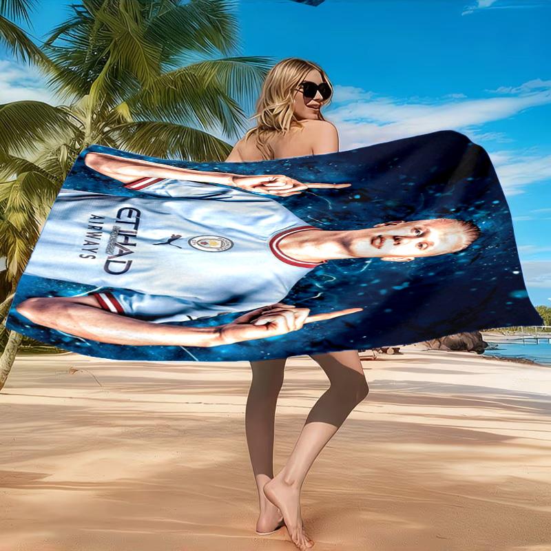 Haaland Beach Towel, Quick-drying, Easy To Care For, Suitable for Both Fitness and Beach Vacations,Sports Essential