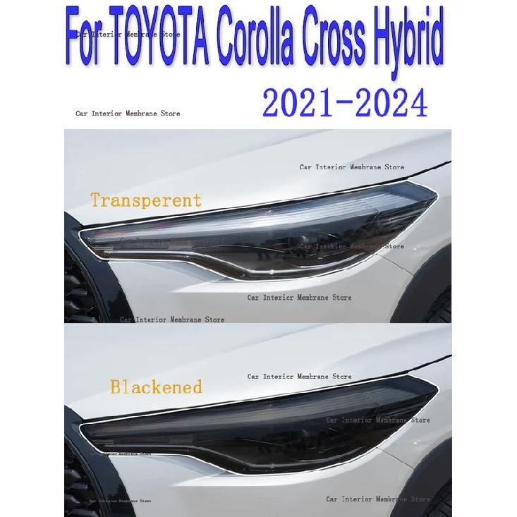 For TOYOTA Corolla Cross (-2024) Anti scratch film for exterior headlights, headlight color, repair parts, stickers