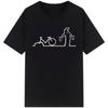Happy Fashion T-shirt La Linea La linea Osvaldo Cavandoli TV Uomo Donna Stile Streetwear Tee Girocollo Casual Top Camisetas