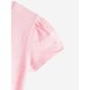 2025 New Summer Clothing for Girls, Pink Pure Cotton Half-Sleeve T-Shirt Top, Children's Short-Sleeve Base Layer, Baby Unicorn 6
