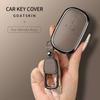 Metal And Leather Car Key Case Cover For Honda  Civic 11Th  For Honda    Civic For Accord Cr-V Hr-V Pilot
