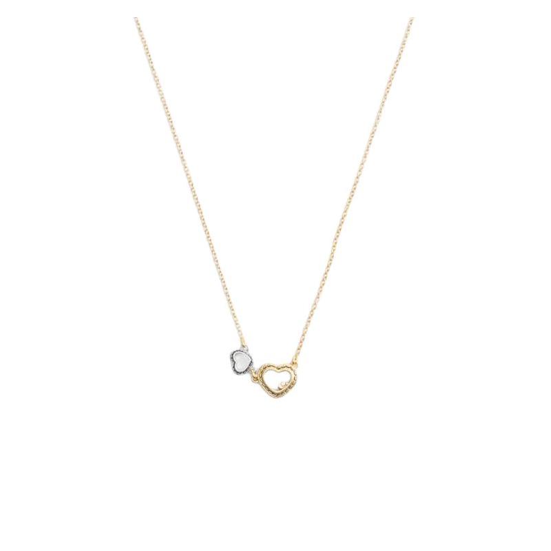 COACH Logo Design Glass Necklace Women s Gold золотой