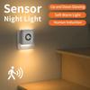Sleep-Friendly LED Night Light Auto On/Off Wireless Night Light Motion Sensor Light  Bedside