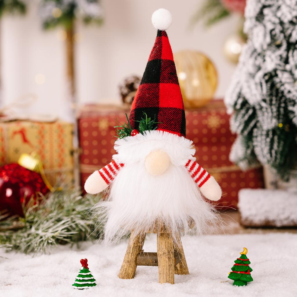 New Glowing Gnome Christmas Ornament LED Long Leg Faceless Doll Christmas Pendant Home Decoration Christmas Navidad Natal Gift