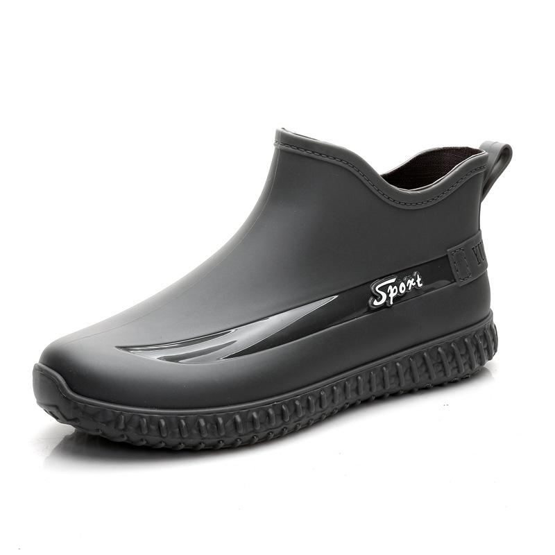 Bottes D'hiver Courtes Unisexes - Imperméables En Caoutchouc, Doublées Chaudes, Antidérapantes, Pour Jardin, Cuisine, Pêche