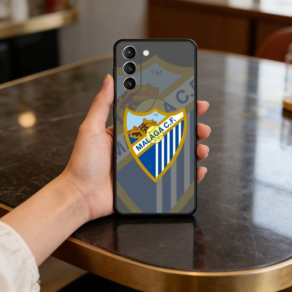 M-Malaga-GA C-CF Handyhülle Für Samsung S25,24,23,22,30,21,10,9,Ultra,Plus,Lite,FE,4,5 G Weiche Schwarze Hülle