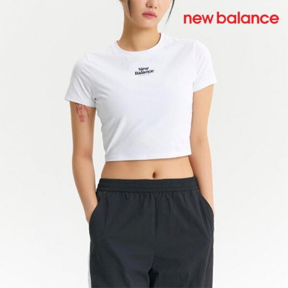 

New Balance ShorT Sleeve T shirT Semi Crop TighT G30 Nbnee2w422 10 FREE/S