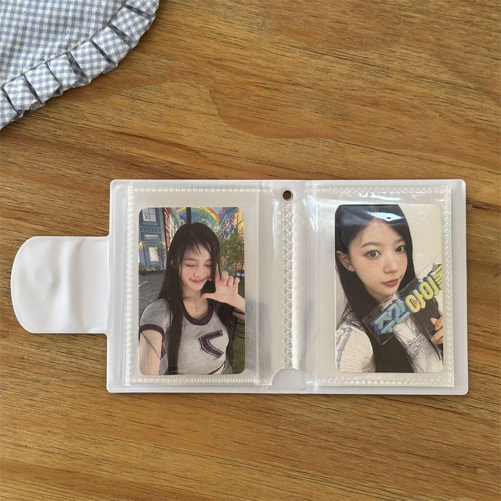 Cute 3 inch Kpop Album 32 Pockets Mini Photocard Holder Gift Chocolate Idol Photo Holder