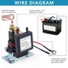 Remote Control Switch 12V 500A Battery Switch Relay Anti-Theft Quick Disconnect Cut Off Isolator Switch for Auto Car Truck