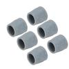 10pcs Rubber Crutch Tip Set Professional Gray Cane Walker Tip Replacement Accessory 1.1 Inch