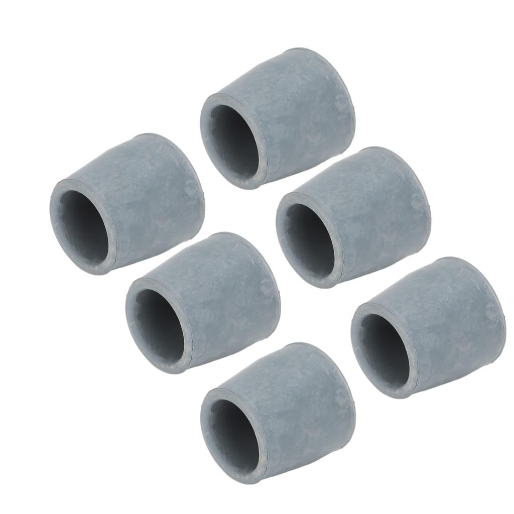 10pcs Rubber Crutch Tip Set Professional Gray Cane Walker Tip Replacement Accessory 1.1 Inch
