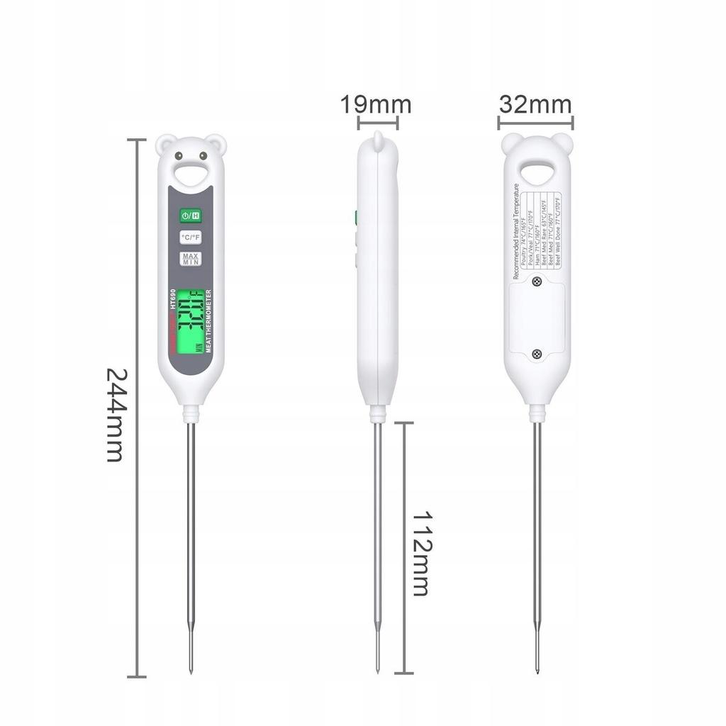 Digital Kitchen Thermometer For Food Meat Cooking Pin -50 +300°C