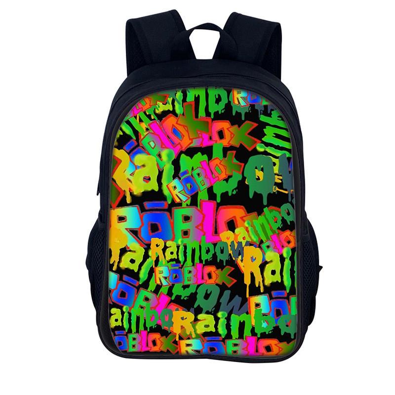 Rainbow Friends Kids Backpack With Polyester Material And Spacious Design For School And Daily Use