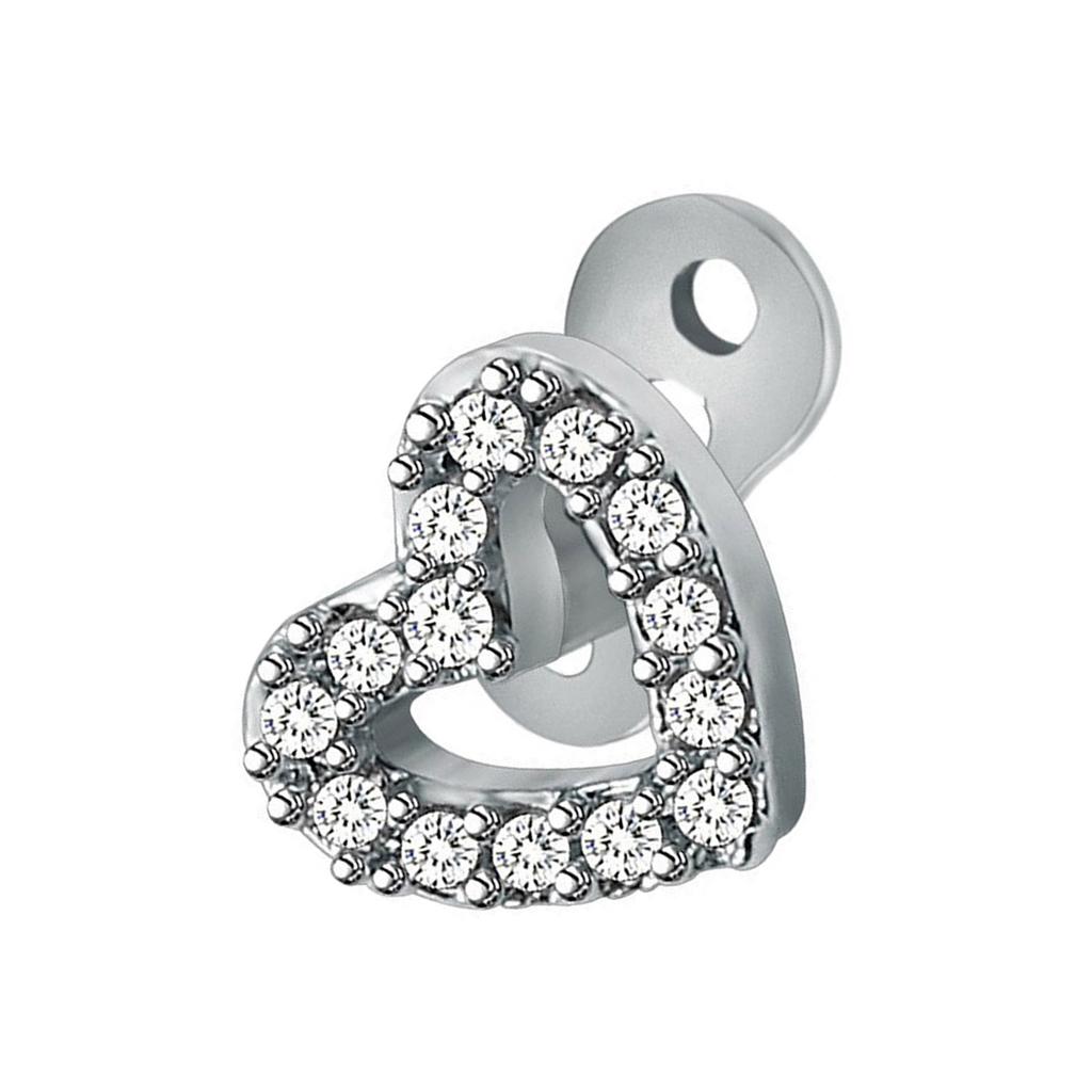Set de Base y Top Dermal de Circonita Cúbica Brillante Acero Inoxidable de Grado Quirúrgico Joyería Corporal Accesorios para Piercings