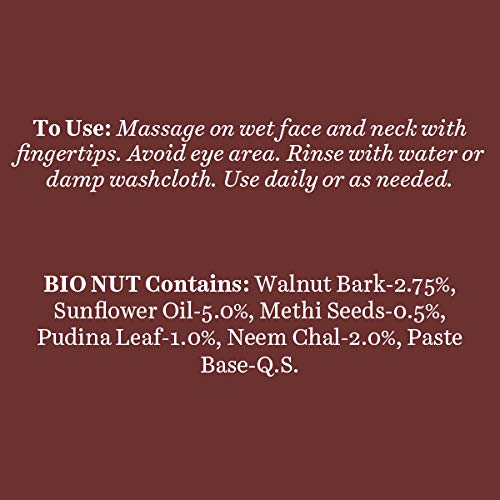 Biotique Walnut Face Scrub For Glowing Skin – 100% Natural Exfoliator For Dry Skin, 100g Organic Skincare