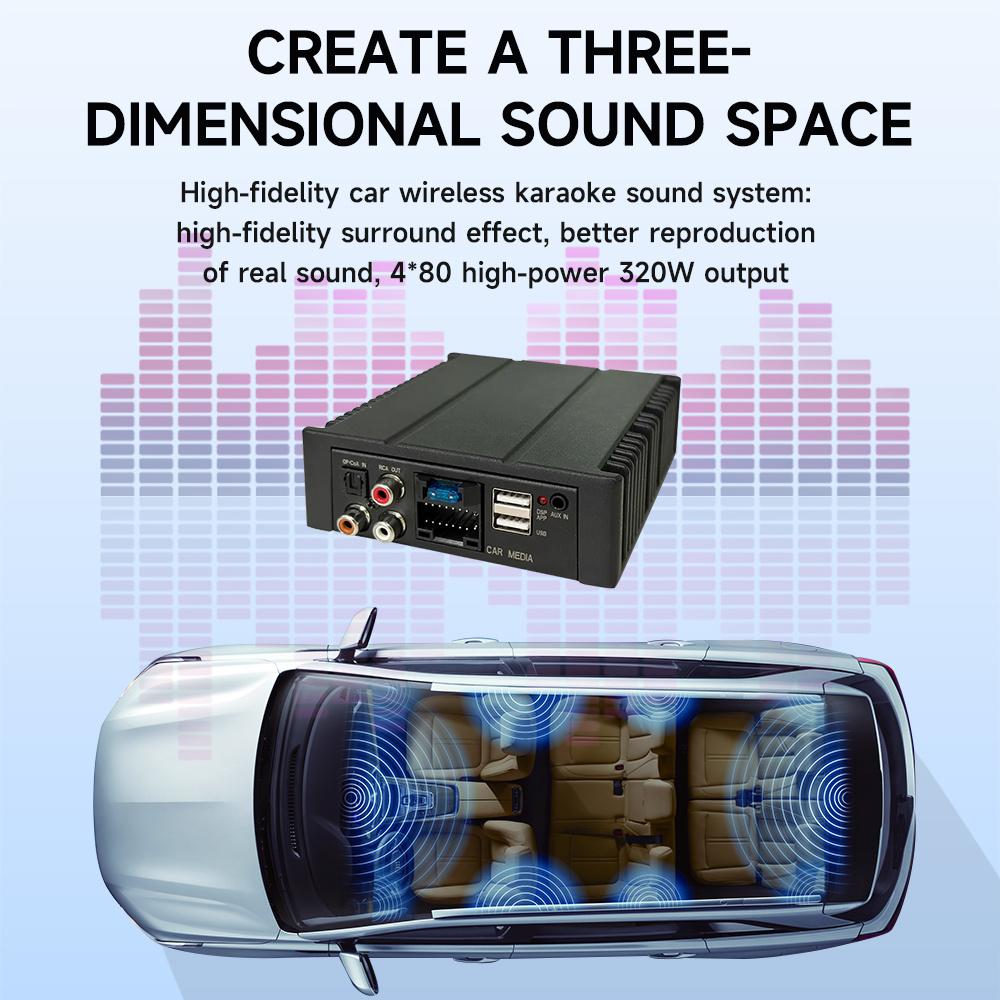 Digital Audio Processor W/ Microphone DSP Amplifier 16 Pin For Auto Radio Stereo