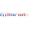 300Pcs Round Pre Insulated Cold Pressed Terminals Electrical Wire Terminal Connector