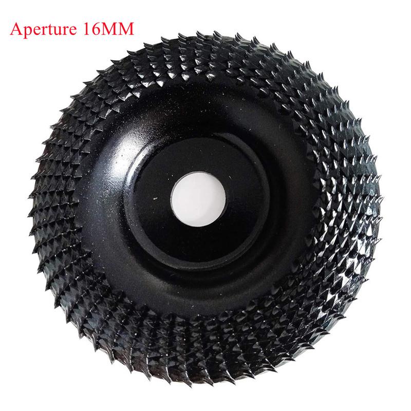 Round Angle Grinder Wood Carving Disc Woodworking Grinding Shaping Wheel Abrasive Rotary Tool for 16/22mm Bore Angle Grinders