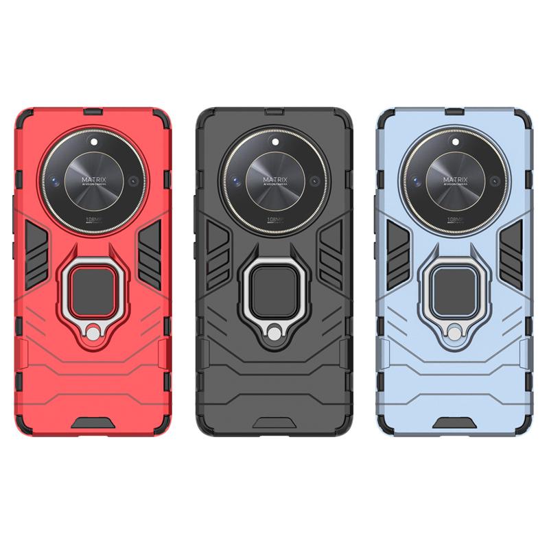 For Honor X9b Cover Case Huawei Honor X9b Capa Shockproof Armor Phone Back Bumper Ring Magnetic Holder Case For Honor X9b Fundas
