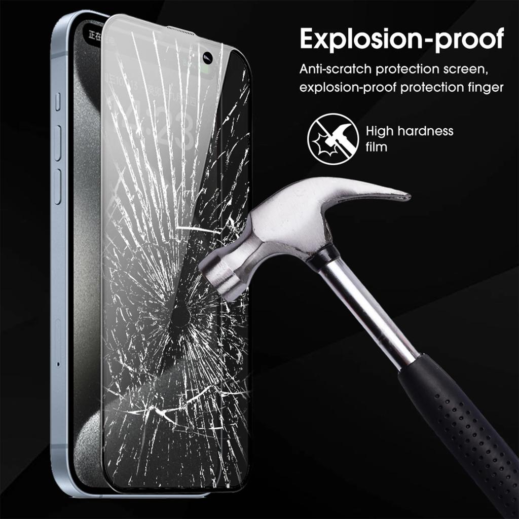 3PCSPack Privacy Screen Protector For iPhone 17 Pro Max Air 17Pro Dust Free Installation Tempered Glass Anti-Spy Protective Film