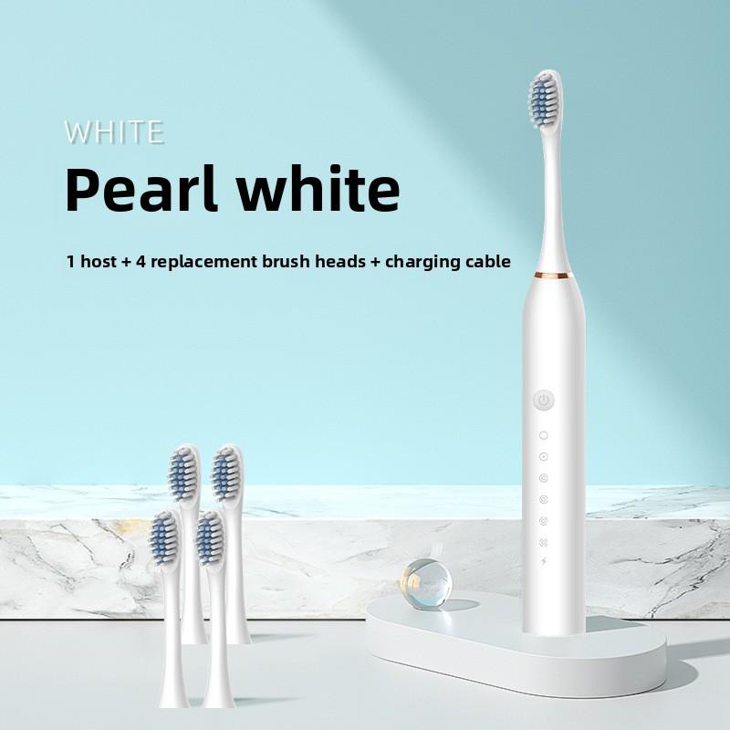 Soft-bristled Toothbrush, Tooth Flusher, Rechargeable Fully Automatic Adult and Children's Universal Electric Toothbrush