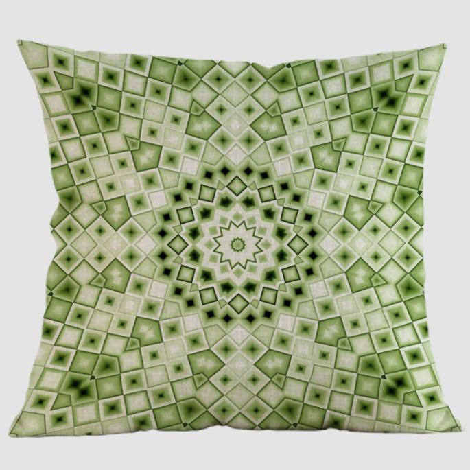Thailand Decorative Cushion Cover Ethnic Buddism Meditation Floor Mat Bohemia Mandala Cotton Linen Throw Pillow Case Cojines