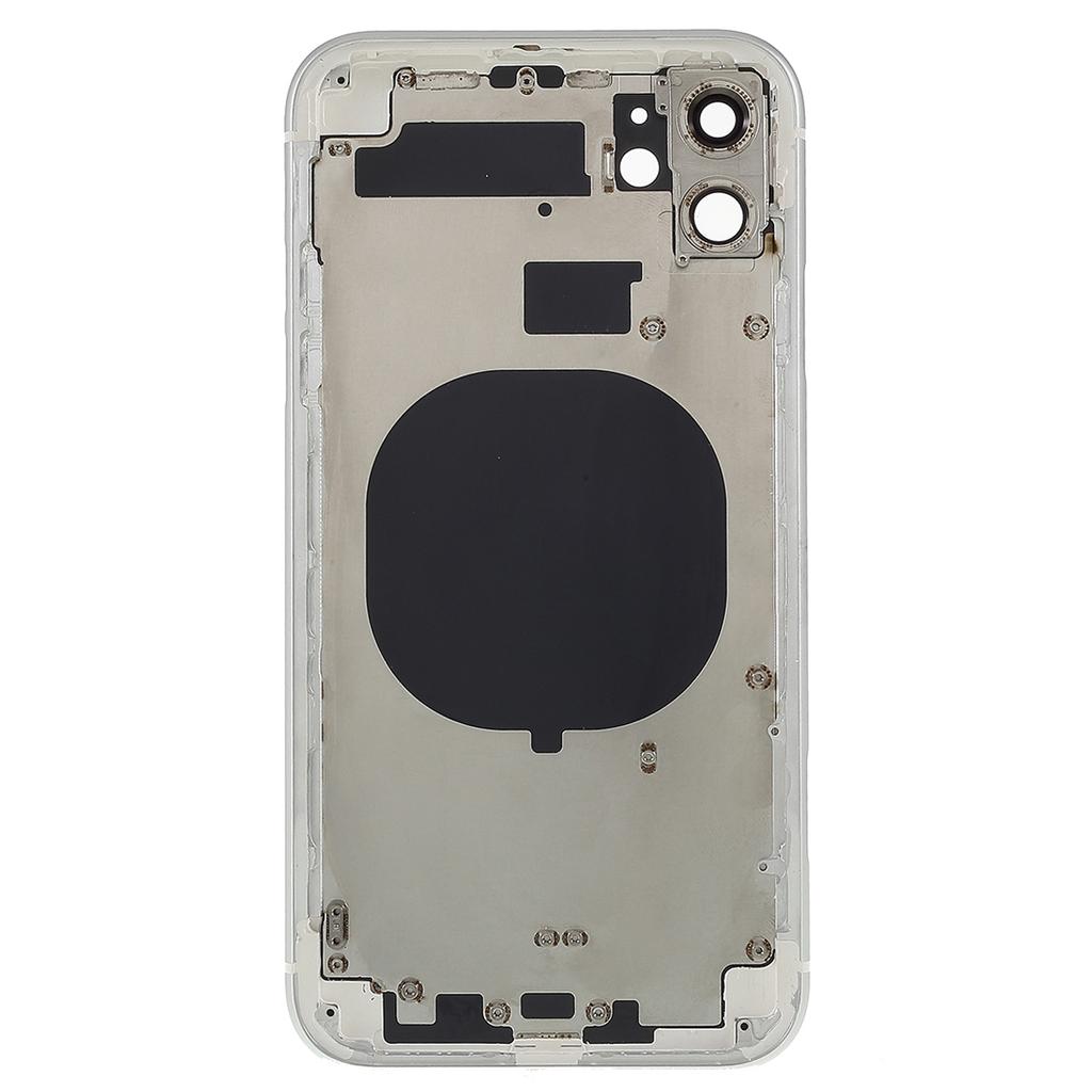 Pentru iPhone 11 6.1 inch Capac Spate Baterie+Cadru Placă Mijlocie+Butoane Laterale Piesă de Schimb (fără Logo)