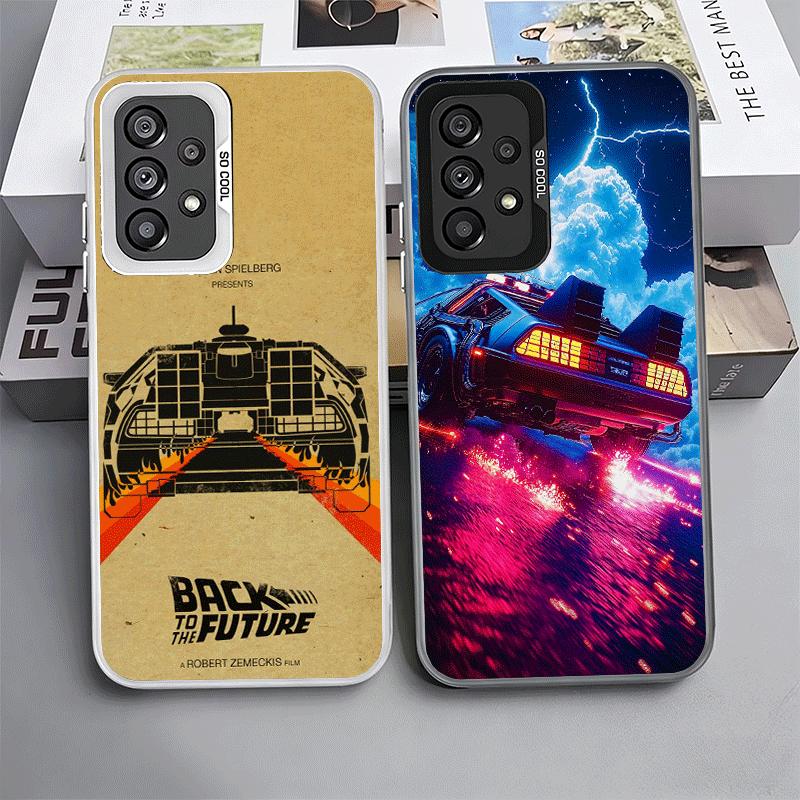 Back To The Future Soft Phone Case for Samsung A17 A16 A15 A14 A13 A57 A56 A55 A54 A53 A37 A36 A35 A34 A33 A26 A25 A24 A23 A52