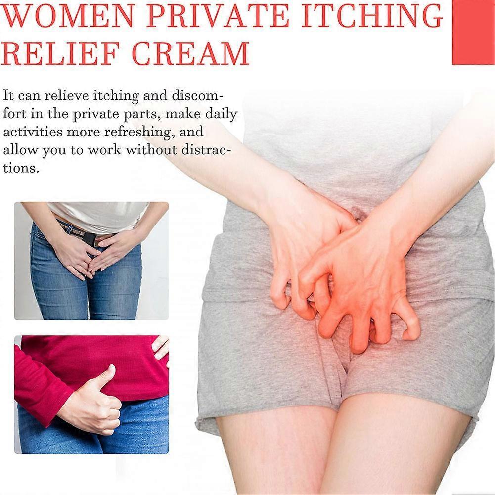 Itch Relief for Private Parts Extra Strength Anti-Itch Cream for Women Itch Treatments for Dryness Burning Redness