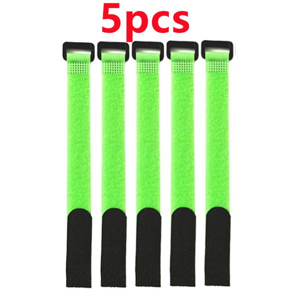 5/10 Stück Angelruten-Haltergurte Klettbänder Befestigung Haken Klettverschluss Kabelbinder Gürtel Angelzubehör