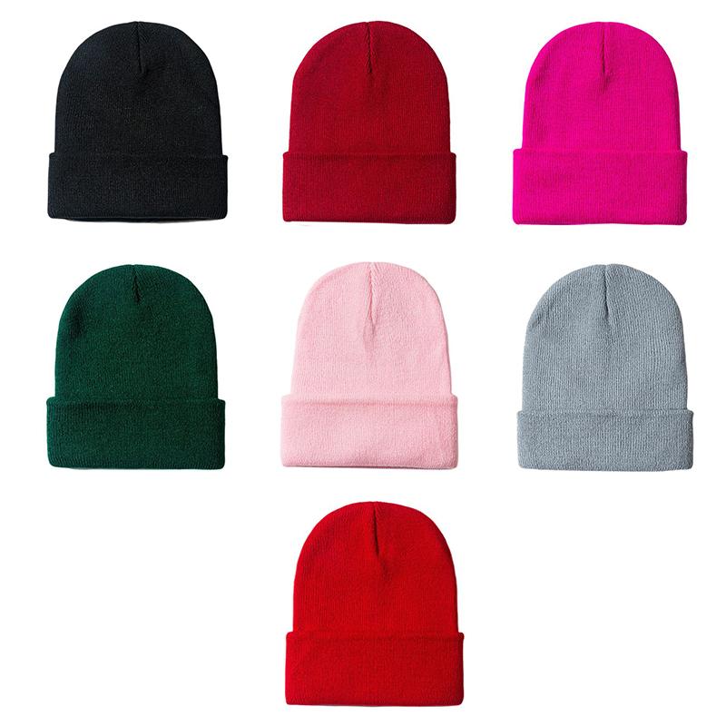 

В’язана шапка-біні унісекс для чоловіків, жінок, тепла шапка, довга в’язана шапка-біні, еластична тепла мішкувата шапка, однотонна