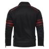Veste en cuir pour homme coupe slim à col montant - Style Motard Automne/Hiver