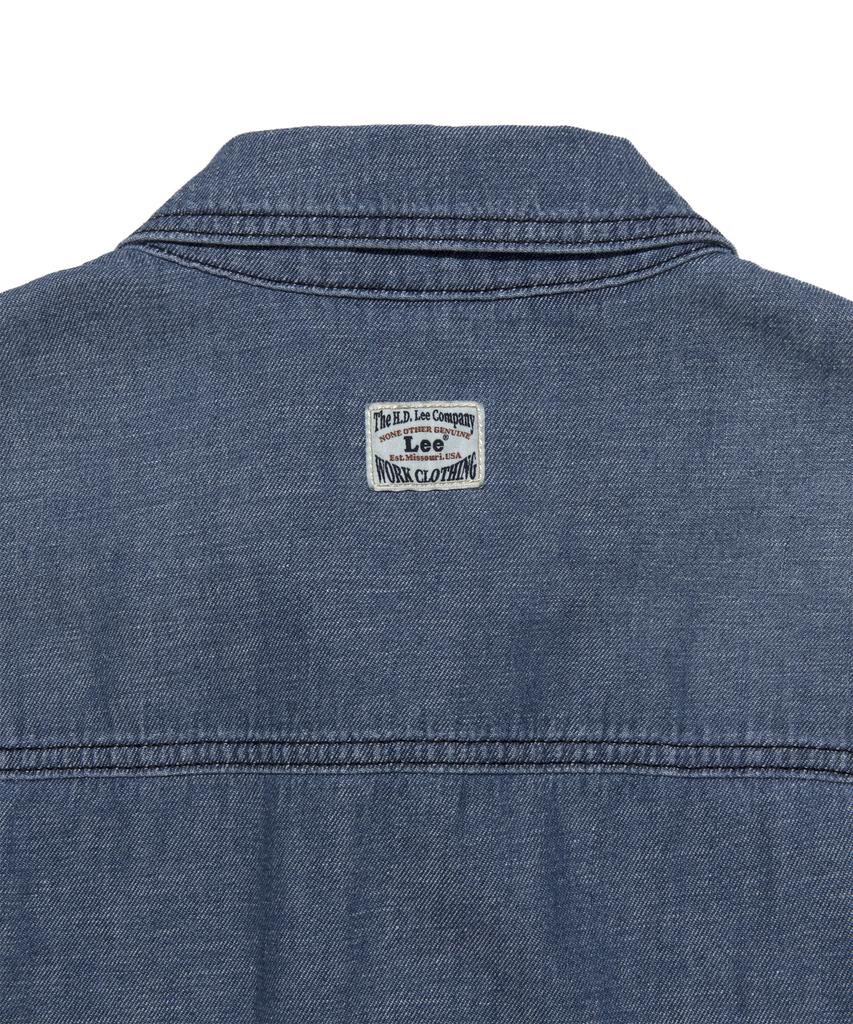 Lee Linen Denim Blouson Jumper Indigo Light
