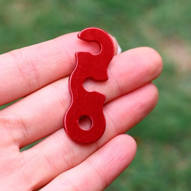 30Pcs Tent Wind Rope Buckle Adjustable Guyline Cord Adjuster Aluminium Alloy Cord Buckles for Outdoor, Camping, Picnics