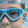 Kids Swimming Goggles with Adjustable Strap Wide Frame Anti-Fog Clear Lenses Comfortable Fit Includes Earplugs for Swimming Training