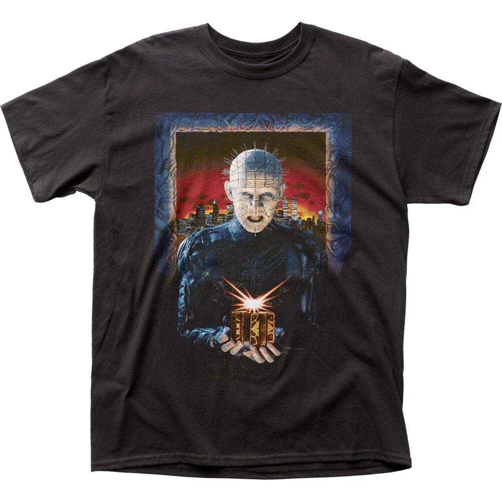 Hellraiser Pinhead Mens T Shirt Horror Movie Classic Tee Brand New Black