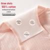 Sanqiang Women's 100% Cotton Antibacterial High-Waist Underwear