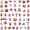 50pcs Hazbin El Cartoon Graffiti Stickers DIY Phone Guitar Laptop Notebook Suitcase Cup Waterproof Sticker Kids Decorations