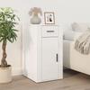 816794 vidaXL Office Cabinet High Gloss White 40x49x75 Cm Engineered Wood