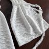 Ballet Dance Leg Warmers Summer Mesh Leg Warmers Flared Leg Sleeves Sweet Bows Lace Up Legwarmers Streetwear for Womens