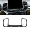 For Mercedes Benz GLE GLS Class W166 X166 2016- Car ABS Carbon Fiber Texture Center Console Air Outlet Vent Cover Frame Trim