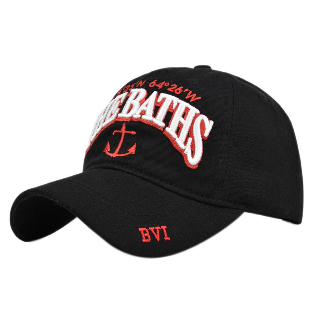 Large embroidered baseball cap - bathe 3d embroidered duckbill cap - curved brim versatile sun hat Adjustable
